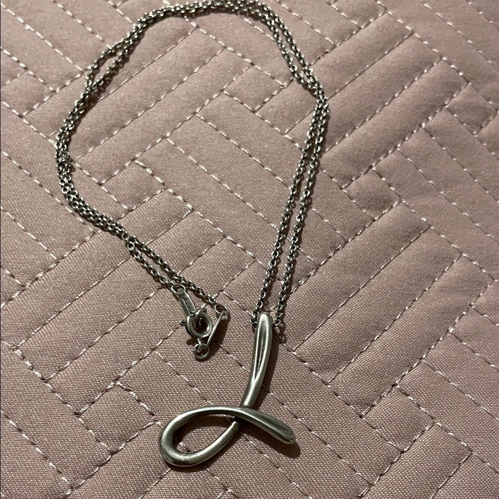 Tiffany & Co. Silver Infinity Necklace